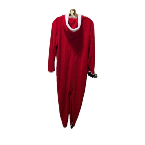 PJ's & Presents Christmas Santa Claus One-Piece Pajamas Holiday Men’s L New! - Picture 7 of 9